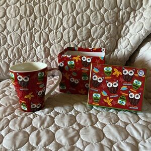 Burton owl cup.